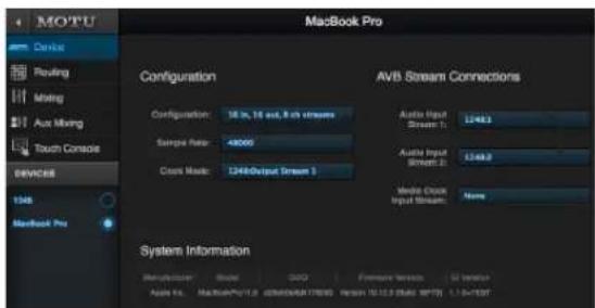 MOTU 8pre-es - Web app setup - 6