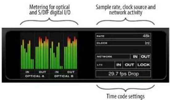 MOTU 8pre-es - Screen set C — Digital Meters + Settings - 1