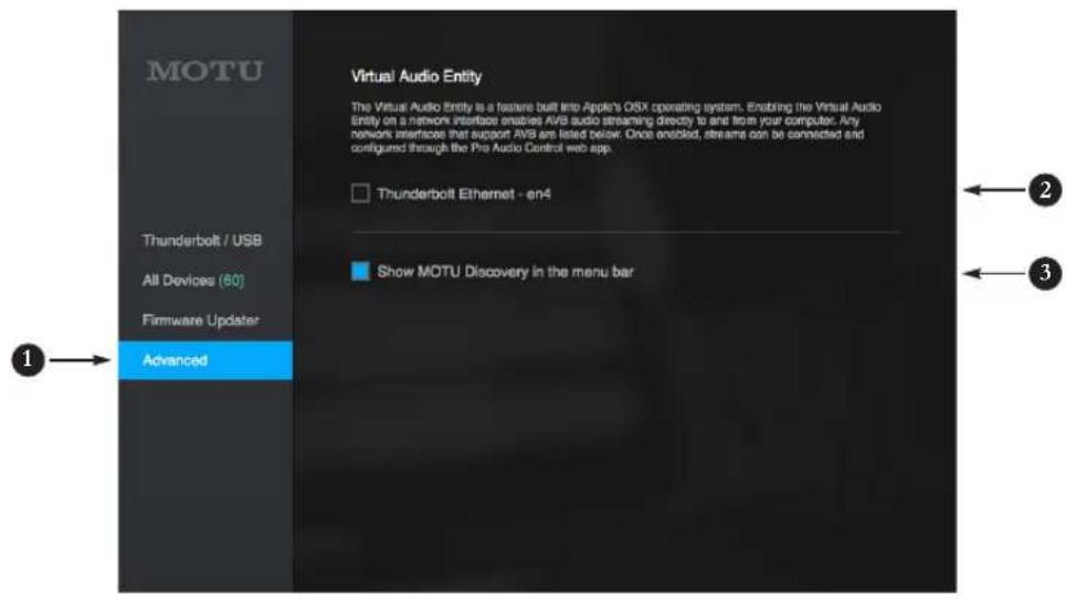 MOTU 8pre-es - ADVANCED TAB - 1