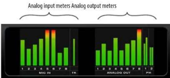 MOTU 8pre-es - Screen set B — Analog Meters - 1