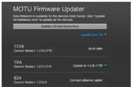 MOTU LP32 - Updating off-line, without internet access - 4