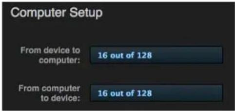 MOTU LP32 - LEFT/RIGHT INPUT - 1
