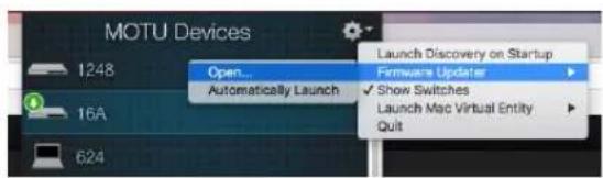 MOTU 624 - Updating multiple interfaces on a network - 2