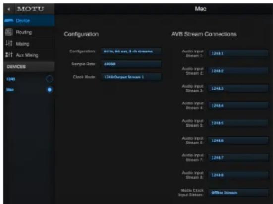 MOTU 624 - Web app setup - 7