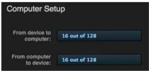 MOTU 624 - LEFT/RIGHT INPUT - 1