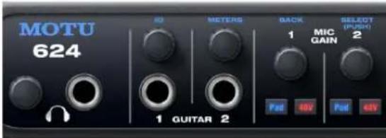 MOTU 624 - PUSH-BUTTON KNOBS - 1
