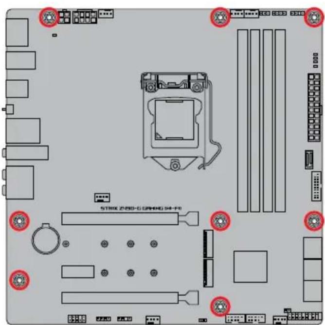 ASUS ROG Strix Z490-G - Motherboard installation - 3
