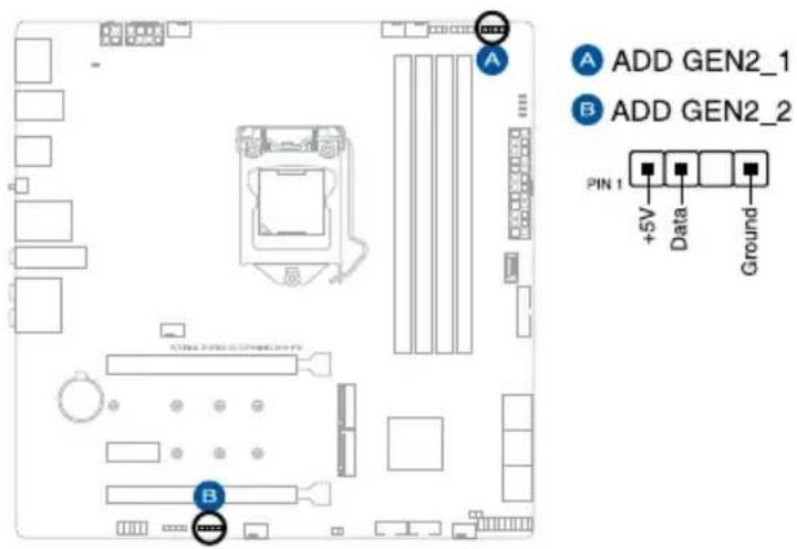ASUS ROG Strix Z490-G - AURA Addressable Gen2 header - 1