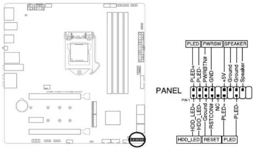 ASUS ROG Strix Z490-G - System Panel header - 1