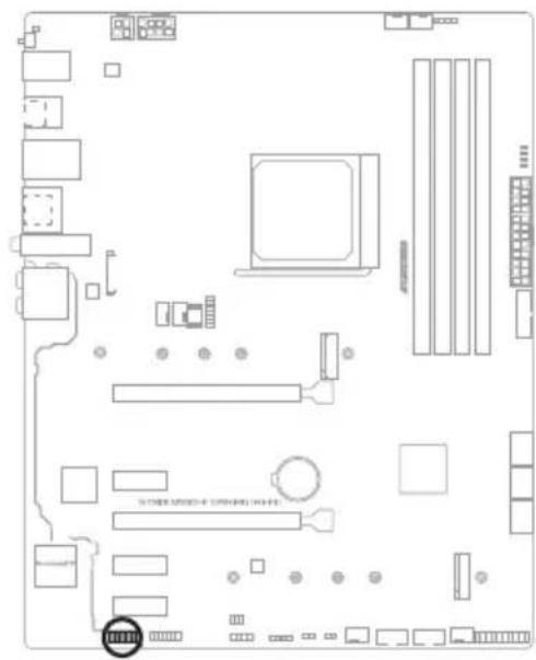 ASUS ROG Strix B550-F WIFI - Front Panel Audio header - 1