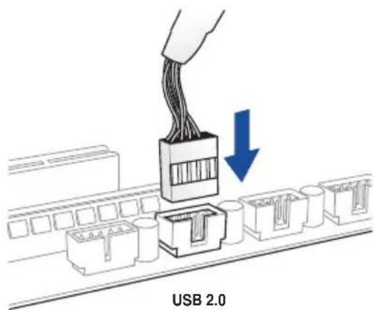 ASUS ROG Strix B550-F WIFI - To install USB 2.0 connector - 1