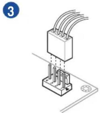 ASUS ROG Strix B550-F WIFI - CPU Heatsink and fan assembly Type 2 - 3