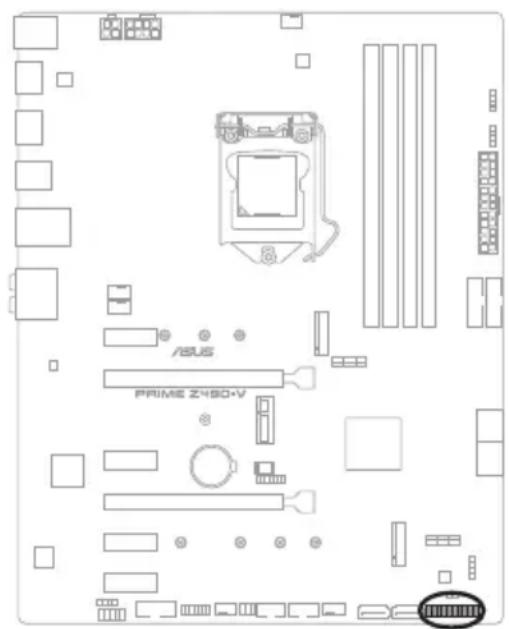 ASUS ROG Strix B550-F WIFI - System Panel header - 1