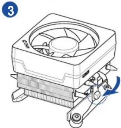 ASUS ROG Strix B550-F WIFI - CPU Heatsink and fan assembly Type 1 - 3