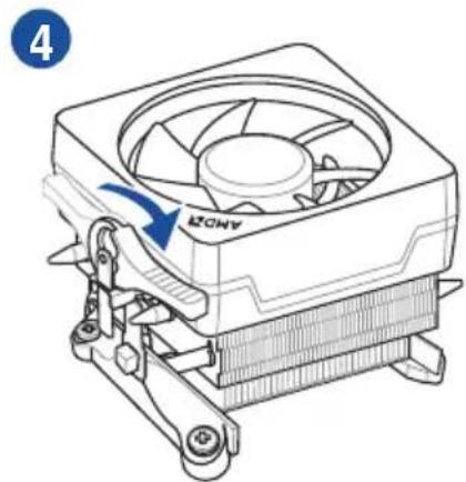 ASUS ROG Strix B550-F WIFI - CPU Heatsink and fan assembly Type 1 - 4