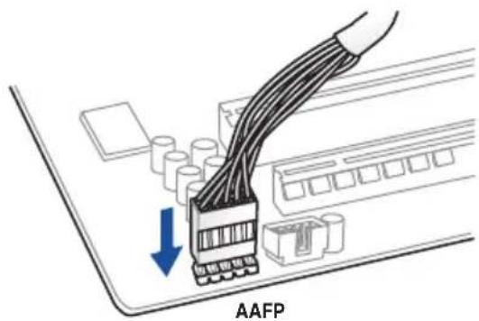 ASUS ROG Strix B550-F WIFI - To install front panel audio connector - 1
