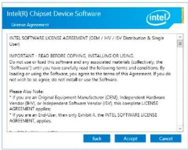 ASUS Z11PA-U12 - Intel® chipset device software installation - 4