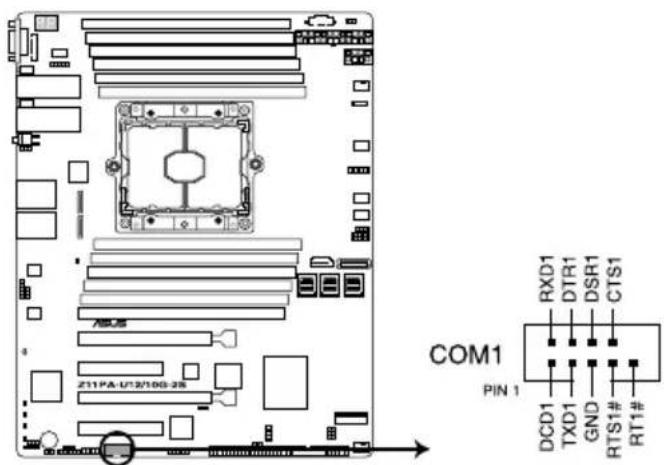 ASUS Z11PA-U12 - Serial port connector (10-1 pin COM1) - 1