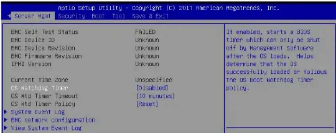 ASUS Z11PA-U12 - Server Mgmt menu - 1