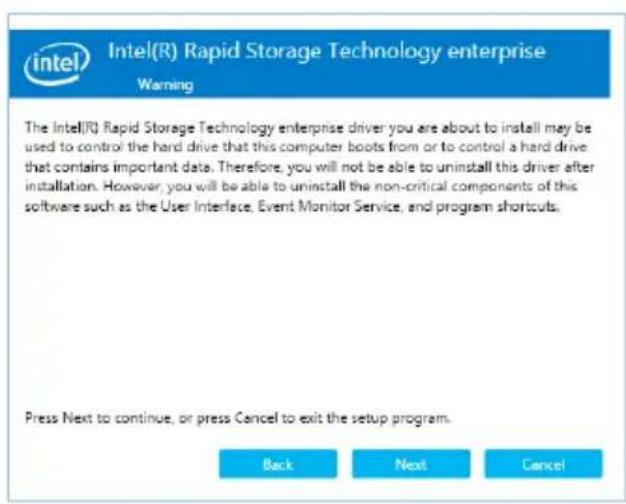 ASUS Z11PA-U12 - 6.7Intel® Rapid Storage Technology enterprise 5.0 installation - 3