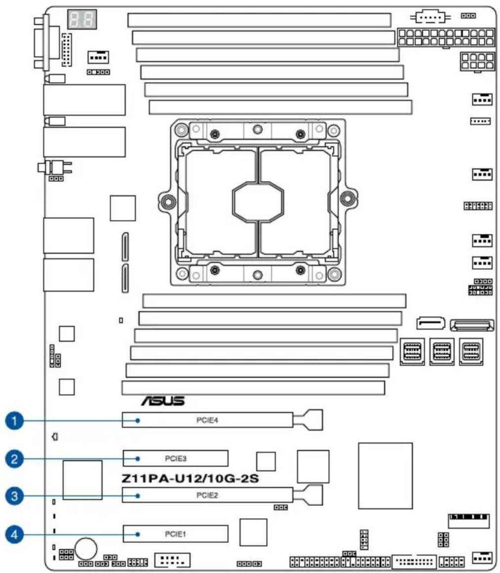 ASUS Z11PA-U12 - PCI Express x8 slot (x4 link) - 1