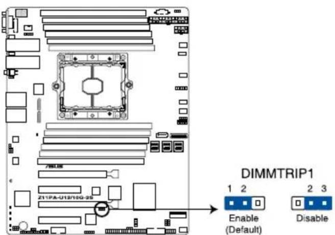 ASUS Z11PA-U12 - DDR4 thermal event setting (3-pin DIMMTRIP1) - 1