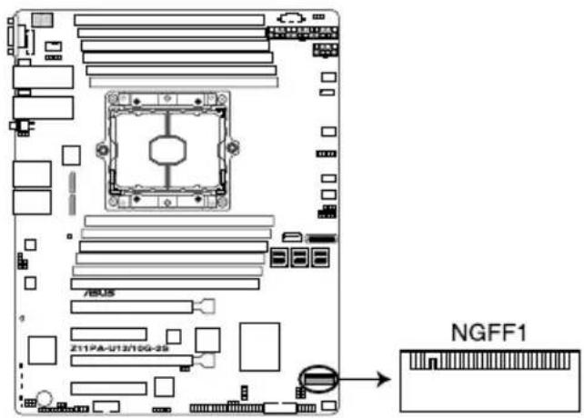 ASUS Z11PA-U12 - M.2 (NGFF) connector (NGFF1) - 1
