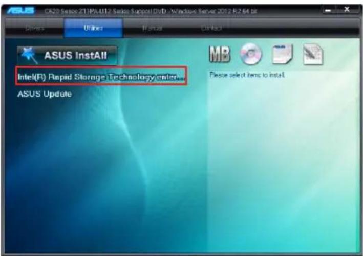 ASUS Z11PA-U12 - 6.7Intel® Rapid Storage Technology enterprise 5.0 installation - 1