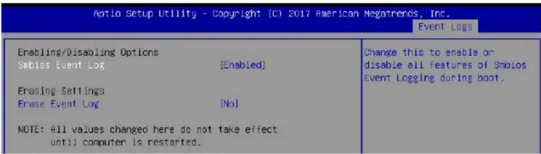 ASUS Z11PA-U12 - Change Smbios Event Log Settings - 1