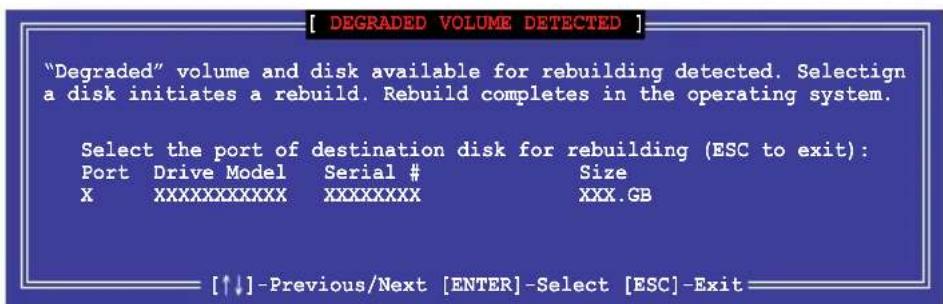 ASUS Z11PA-U12 - Rebuilding the RAID with other non-RAID disk - 1