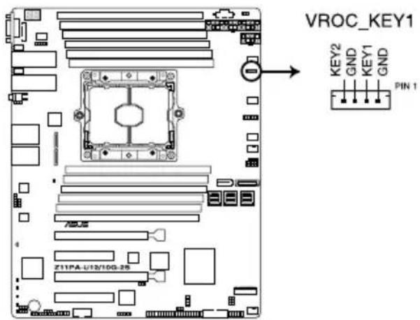 ASUS Z11PA-U12 - VROC\_KEY connector (4-pin VROC\_KEY1) - 1