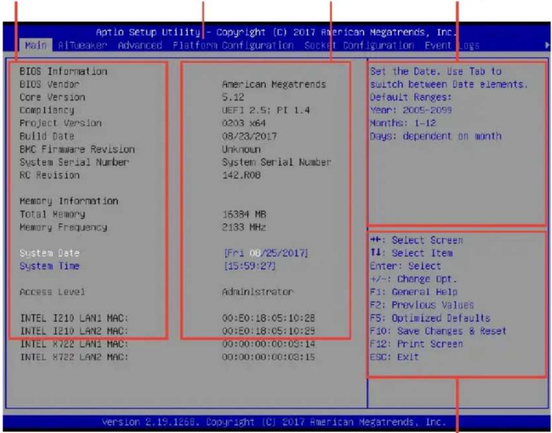 ASUS Z11PA-U12 - BIOS menu screen - 1