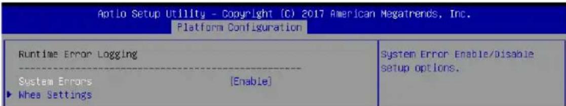 ASUS Z11PA-U12 - Runtime Error Logging - 1