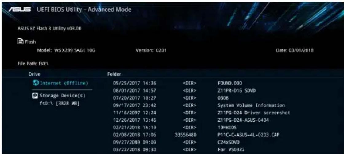 ASUS WS X299 SAGE - To update the BIOS by USB: - 2