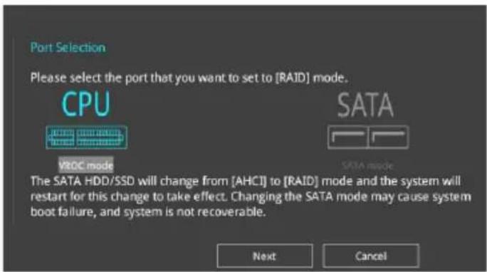 ASUS WS X299 SAGE - Creating RAID - 3