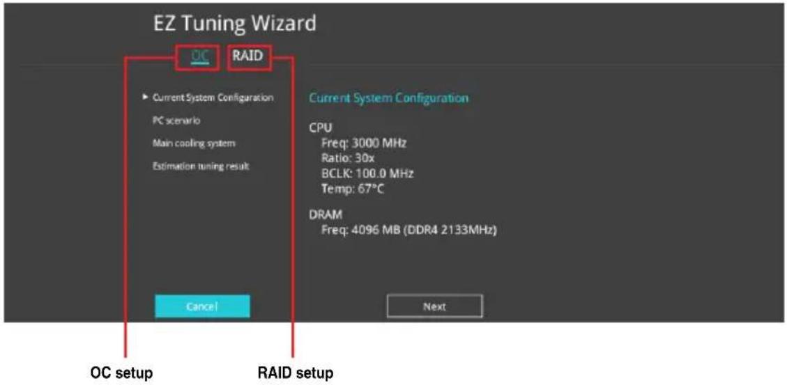 ASUS WS X299 SAGE - EZ Tuning Wizard - 1