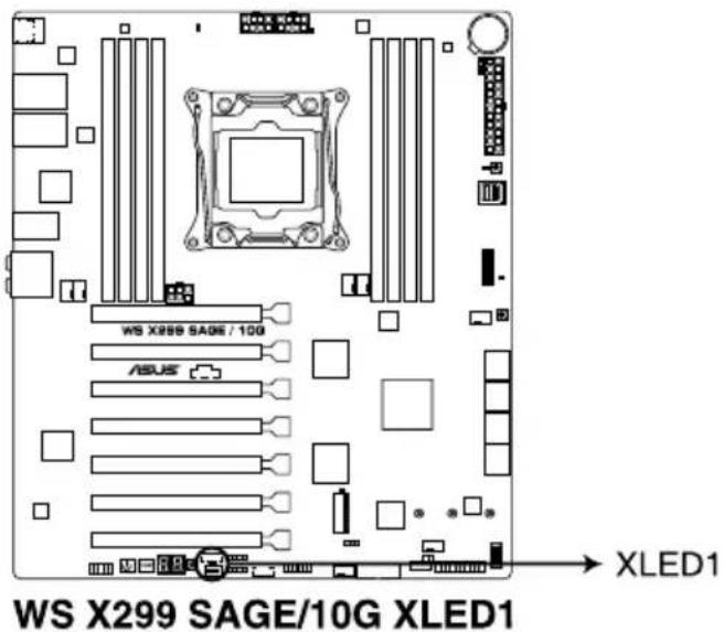 ASUS WS X299 SAGE - EZ XMP LED (XLED1) - 1