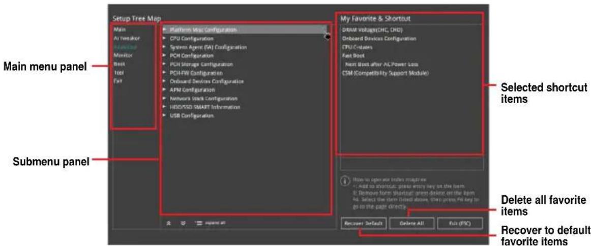 ASUS WS X299 SAGE - Adding items to My Favorites - 2