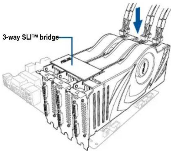 ASUS WS X299 SAGE - Installing three SLI-ready graphics cards - 2