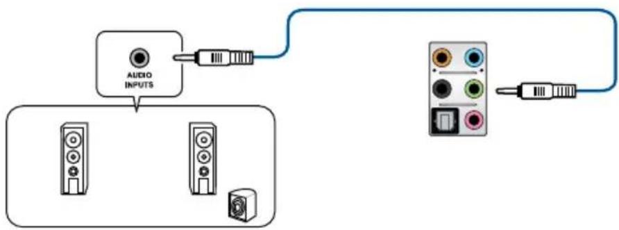ASUS WS X299 SAGE - Audio I/O connections - 4