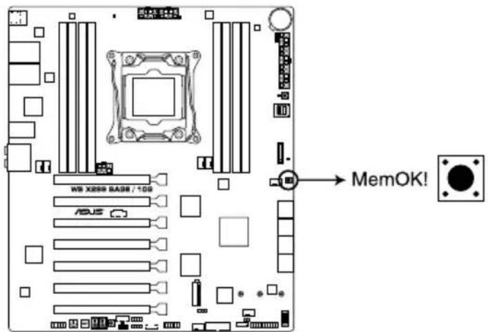 ASUS WS X299 SAGE - MemOK! button - 1