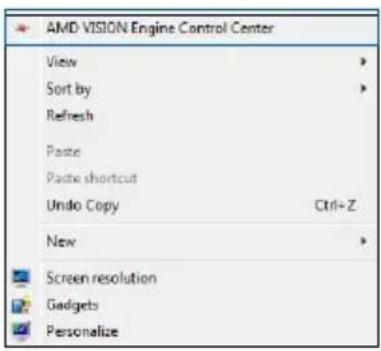 ASUS WS X299 SAGE - Launching the AMD® VISION Engine Control Center - 1