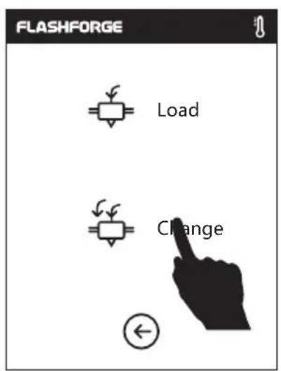 Flashforge Adventurer 3 Lite - Change Filament - 1