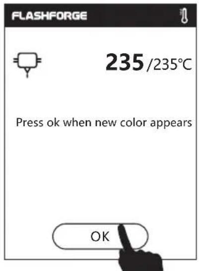 Flashforge Adventurer 3 Lite - Change Filament - 7