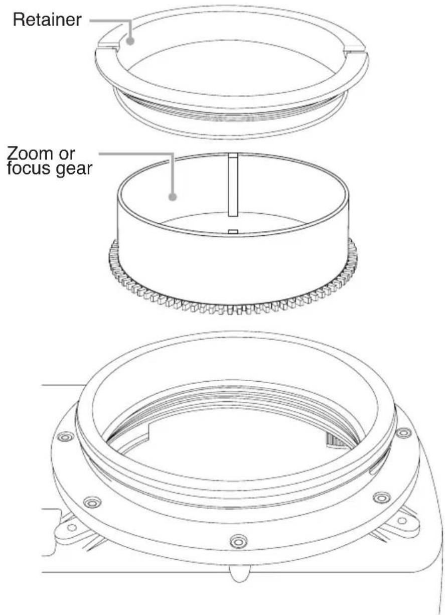 Ikelite 200DL - Installing a Zoom or Focus Gear - 1
