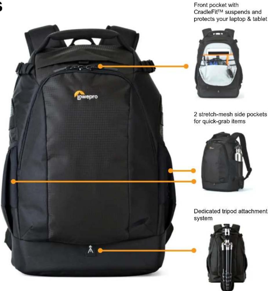 Lowepro Flipside 200 AW II - Total Weight - 3