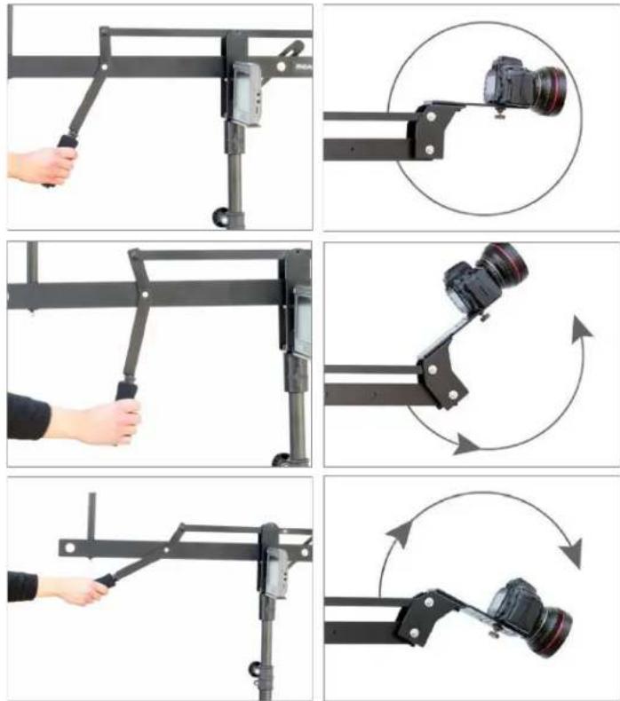 Proaim Astra - Below is the manual tilt functionality of the camera. - 1