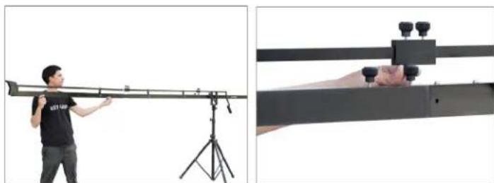 Proaim Astra - Assembly for 12ft Astra Jib Extend your 8ft crane to a 12ft crane by adding the 4ft extension. - 1