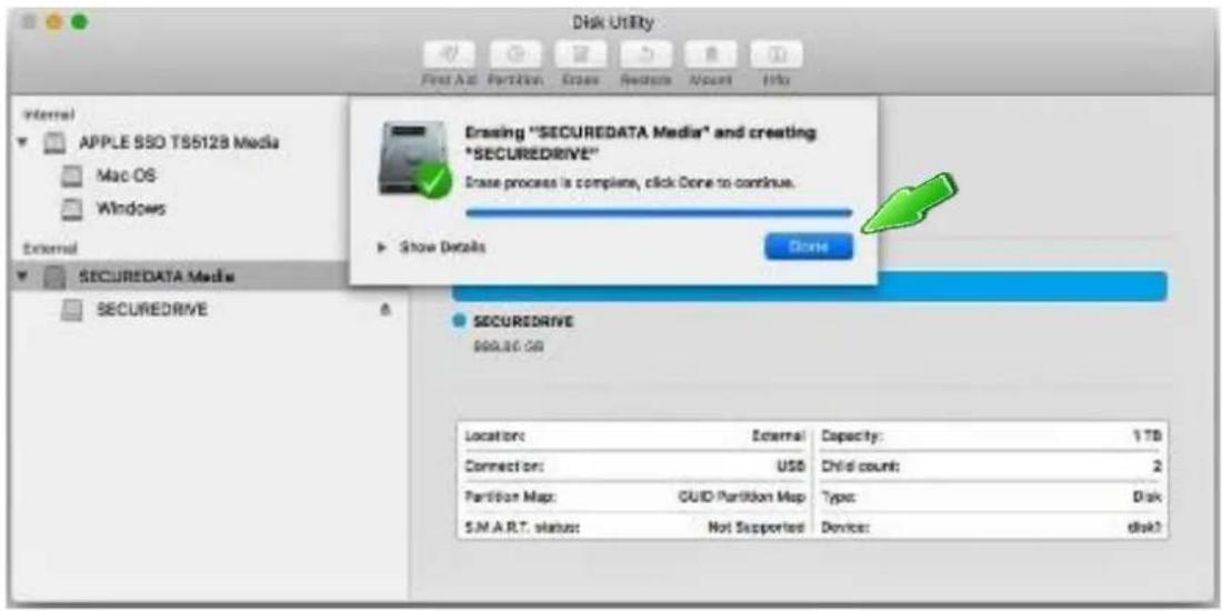 SecureData SecureDrive BT - For Mac OS - 4