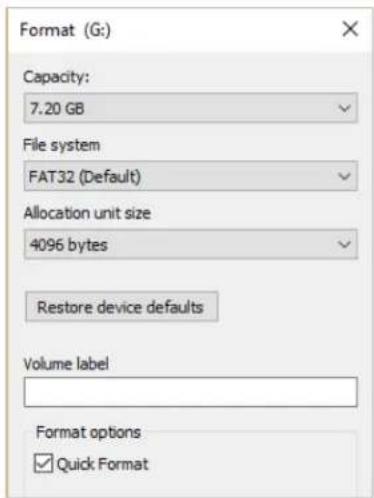 SecureData SecureDrive BT - Format Settings - 1
